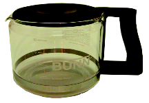 DECANTER COFFEE 10-CUP GLASS BUNN BLK  (EA) - Coffeemakers